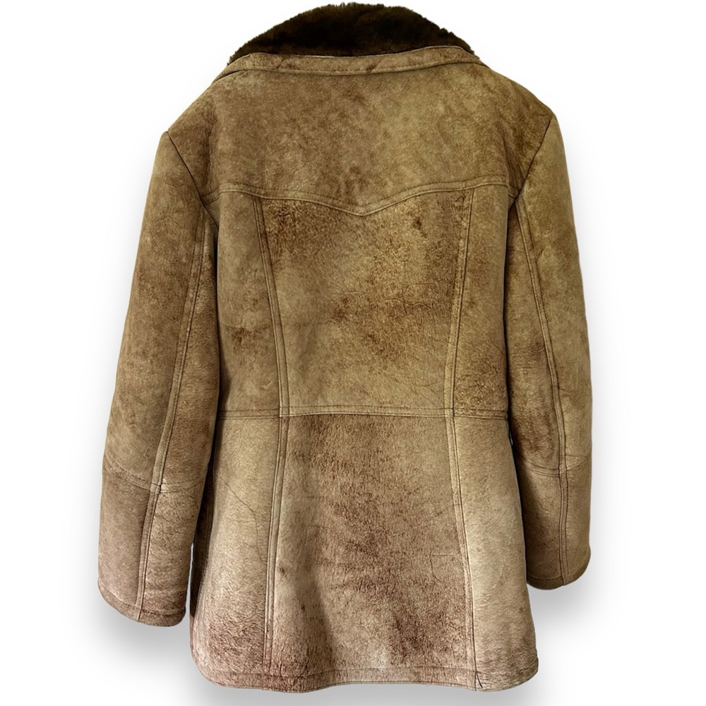 Vintage The Sheepskin Traders Sheepskin Coat Size… - image 5
